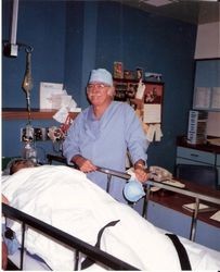 Unidentified Palm Drive Hospital staff member,1985