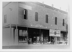 Stores on Main Street Sebastopol, about 1880s