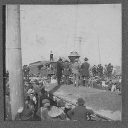 Battle of Sebastopol Avenue on the P&SR tracks, March 1, 1904