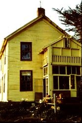 Back of the Cenazzi Ranch House on Coleman Valley Road between Bodega Bay and Occidental, April 1983