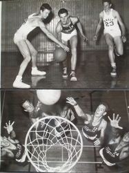 Analy High School basketball B team of 1949-50--Analy Tigers vs. San Rafael