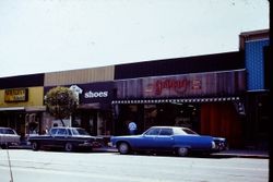 West side of North Main Street Sebastopol, California, 1970s
