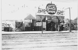 Entrance to the first Gravenstein Apple Show in 1910 in Sebastopol, California