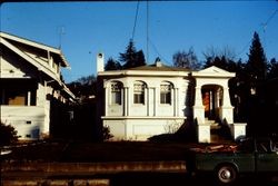 1929 Spanish Revival house at 650 South Main Street, Sebastopol, California, 1976