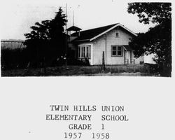 Pleasant Hill School on Pleasant Hill Road in 1957-1958 school year