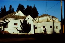 Offices of J. A. Carollo, M.D. at 586 South Main Street (now 486 South Main Street), Sebastopol, California, 1975