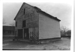 Henry Hess Company lumberyard building in Sebastopol