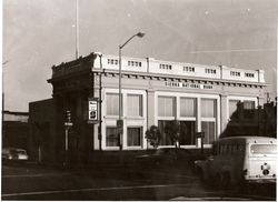 Sierra National Bank in Sebastopol at the southeast corner of Main Street and Bodega Avenue, about 1960s