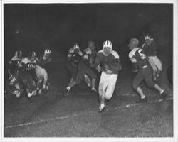 Analy High School night football game in 1950--Analy vs Sonoma