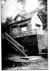 Two-story cottage at Camp Meeker California near the Russian River