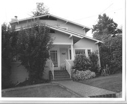 1915 bungalow house in the Laguna Vista Addition, at 7215 Maple Avenue, Sebastopol, California, 1993