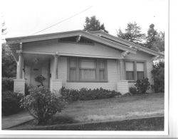 1915 California Bungalow house in the Laguna Vista Addition, at 7223 Maple Avenue, Sebastopol, California, 1993