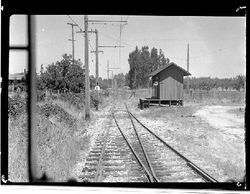 P&SR Cunningham Station train stop