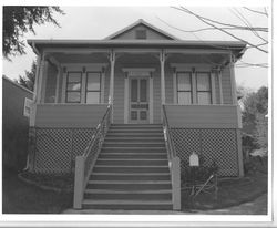 1895 Queen Anne cottage in the Calder Addition, at 672 South Main Street, Sebastopol, California, 1993