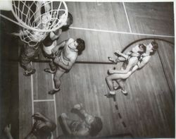 Analy High School basketball B team of 1949-50--Analy Tigers vs Napa