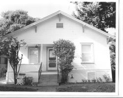Circa 1920 Craftsman house in the Bonnardel Addition, at 514 Bonnardel Avenue, Sebastopol, California, 1993