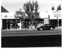 Downtown Sebastopol between addresses 110 and 112 North Main Street taken in 2006