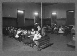 Sebastopol Grammar School second grade, 1902, Teacher Miss Mabel Johnson