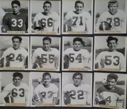 Analy High School football team individual photos, fall 1951