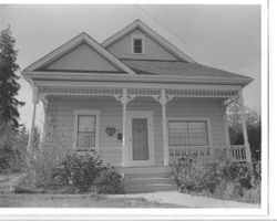 1898 Queen Anne cottage house in the Wightman Addition, at 718 Litchfield Avenue, Sebastopol, California, 1993