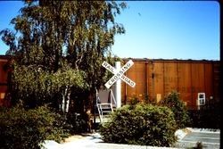 Pacific Fruit Express railroad car on the property of West County Museum at 261 South Main Street in Sebastopol