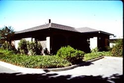 Rear of the P&SR depot (and former Clarmark Flower shop) at 261 South Main Street just prior to the restoration of the depot as the West County Museum, October 1990