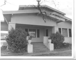 1930 California bungalow house in the Parquet Addition, at 6681 Sebastopol Avenue, Sebastopol, California, 1993