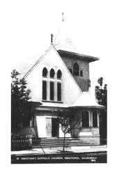 St. Sebastian Catholic Church on Santa Rosa (Sebastopol) Avenue, Sebastopol