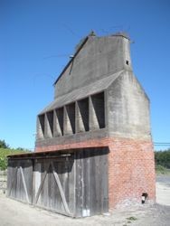 Remains of an apple dryer (evaporator) on Bodega Highway in Sebastopol, 2011