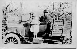 Alfred Hallberg and daughter Louise