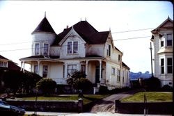 Unidentified house, likely in Santa Rosa, California, photographed in 1976