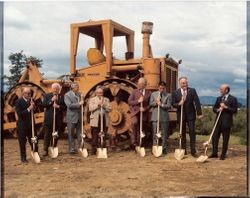 Palm Drive Hospital ground breaking ceremonies April 25, 1974