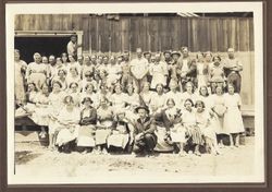 Crew of the Graton Union Dryer Packinghouse, August 1st, 1923