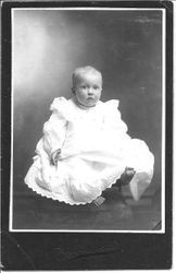 Dorothy Upp, at 10 months of age, June 1903