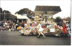 Sebastopol's annual Apple Blossom Parade with the West County Museum 'float