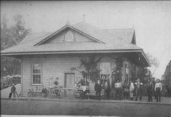 Sebastopol Depot on Depot Street in 1905