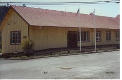 California Department of Parks and Recreation office in the Steelhead building in downtown Duncans Mills, California