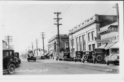 North Main Street, downtown Sebastopol, California, 1920s