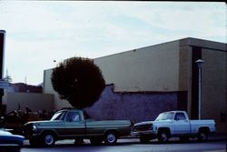 Demolition of stores in the 123 North Main Street area (east side of North Main) in 1978