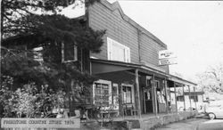 Freestone general store in Freestone on Bohemian Highway, 1976