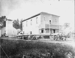 Electric Hotel (Johnston Hotel) in Forestville owned by Clifford and J.P. McConnell