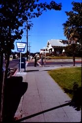 Street scene in Sebastopol at North High Street in 1970