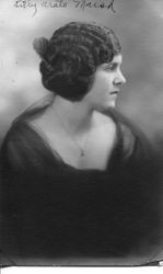 Studio portrait of Lilly Arata Marsh, about mid-1910s