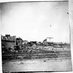 Burned ruins of China Town in Sebastopol, about 1908