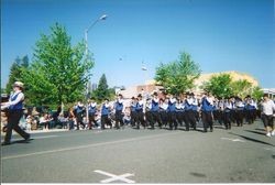 Analy High School Marching Band at the 2009 Apple Blossom Festival in Sebastopol