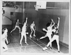 Analy High School basketball game, about 1950