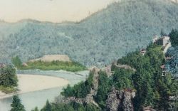 Monte Rio on the Russian River looking south