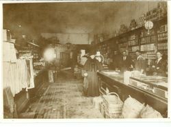 Unidentified general store in Sebastopol, about 1900