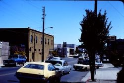 Sebastopol's Bodega Avenue looking east and cross street Main (Highway 116)