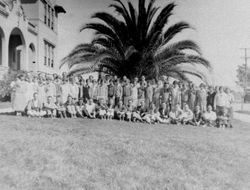 1925 Analy Union High School Senior class picture taken for the yearbook, Azalea